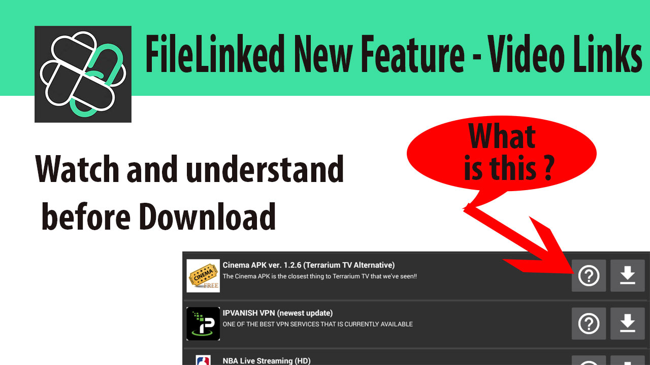how to download filelinked on android
