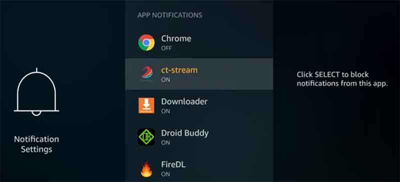 firestick app-notifications-off