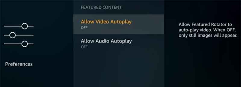 firestick video-audio-autoplay