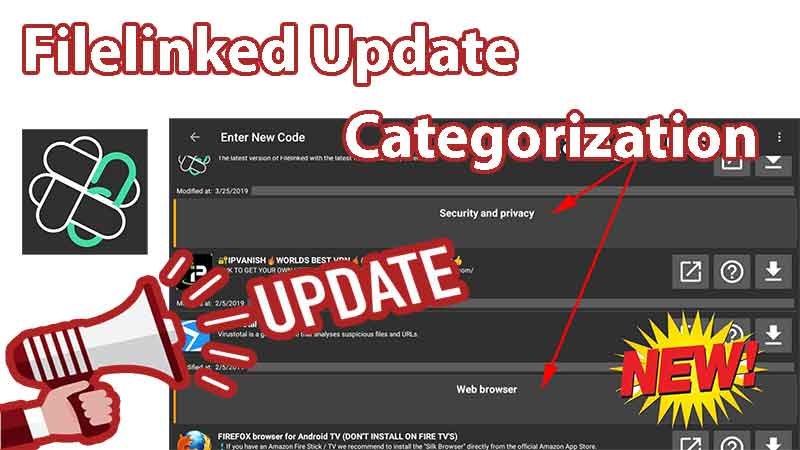 Filelinked Apps Categorization Feature – Next most requested Update