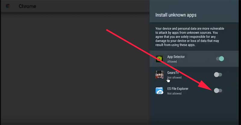 grant permission to install nvidia shield