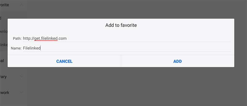 adding filelinked download link