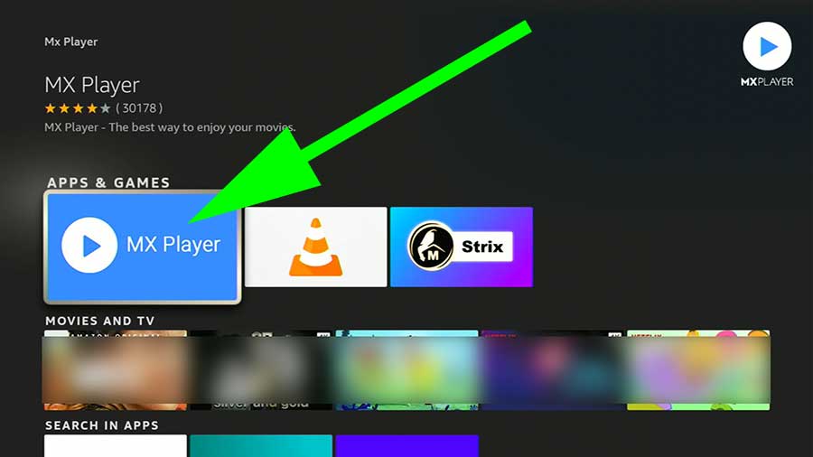 MX Player Fire TV