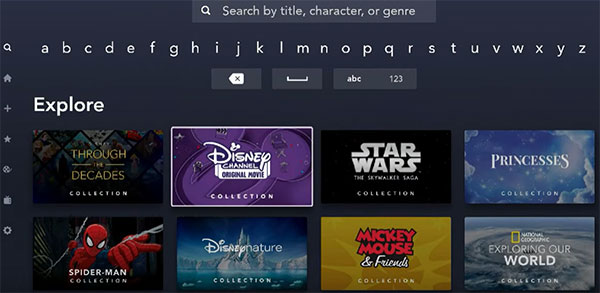 Disney Plus Search