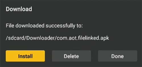 install filelinked on MI BOX