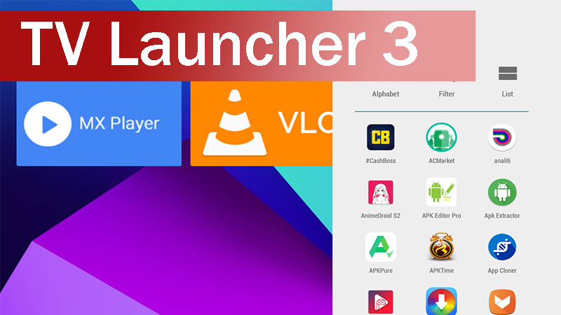 TV Launcher 3 apk