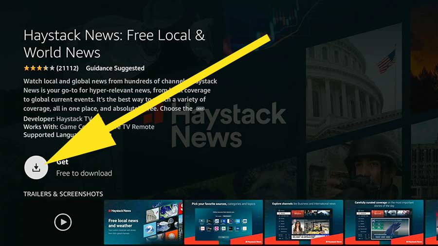 Download Haystack News Fire TV Stick