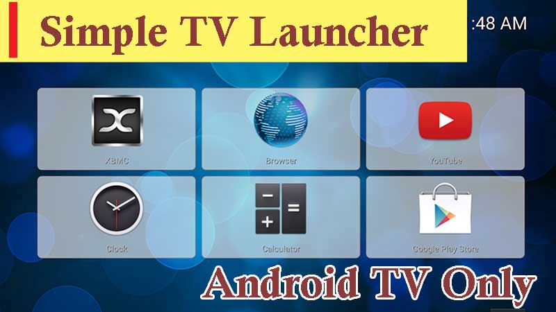 Simple TV Launcher