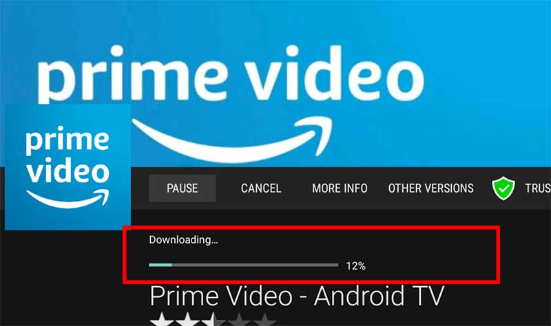 Downloading Amazon Prime Videos App