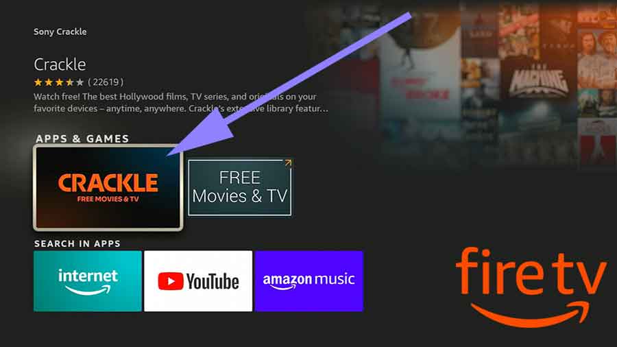 Hollywood movies and TV shows app for Fire TV