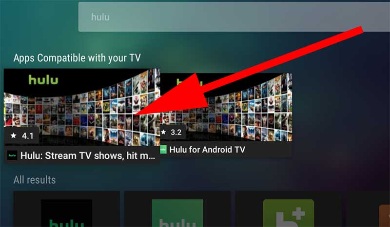 Hulu Search on Aptoide TV