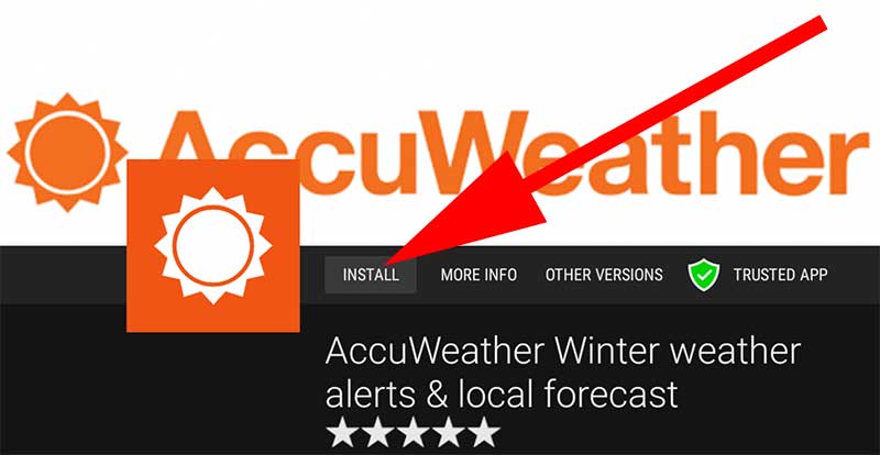 Install AccuWeather TV APK - Aptoide TV