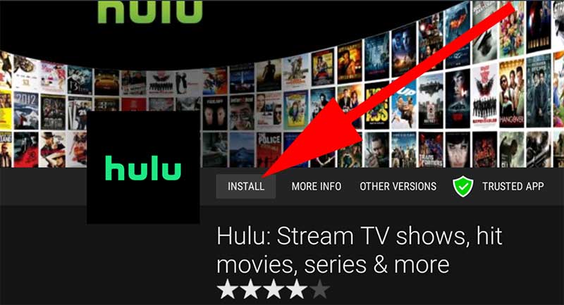 Install Hulu on Android TV