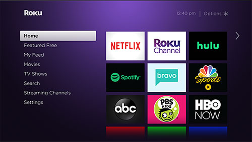 Roku TV Screen