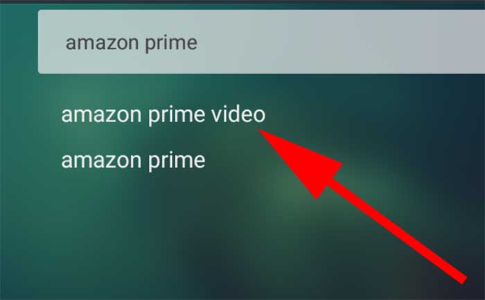 Search Amazon Prime on Aptoide TV