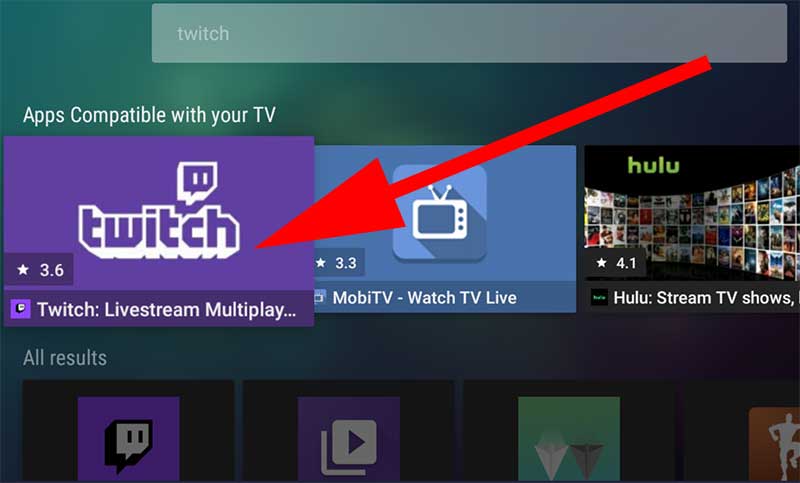 Twitch on Android TV and Fire Stick