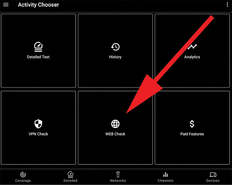 WebCheck on Analiti