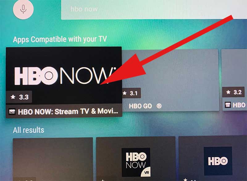 HBO NOW on Android TV