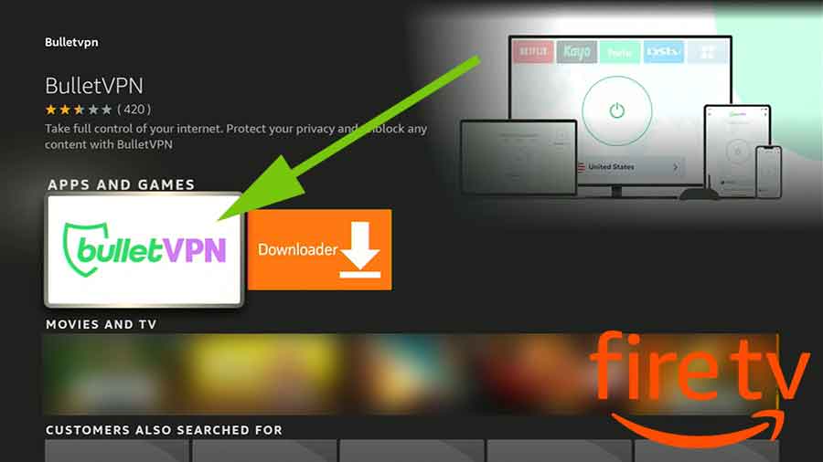 Bullet VPN for Fire TV