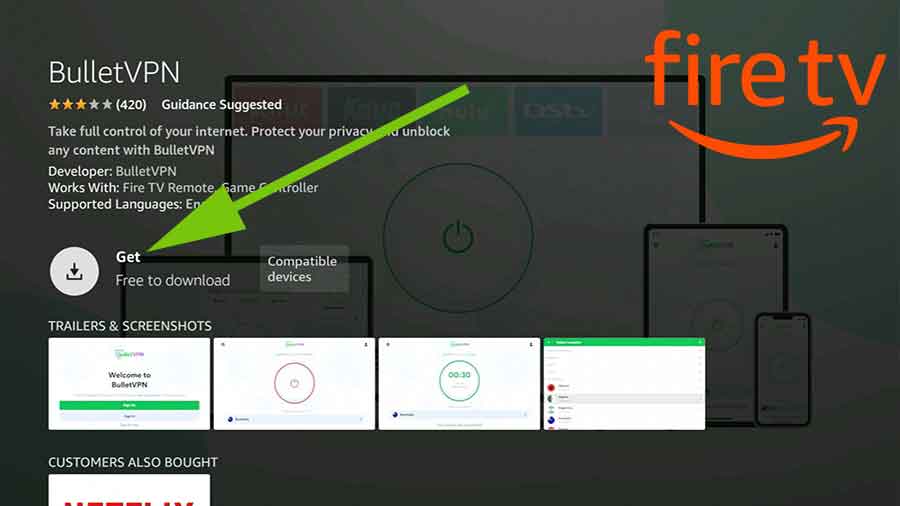 Install Firestick VPN BulletVPN