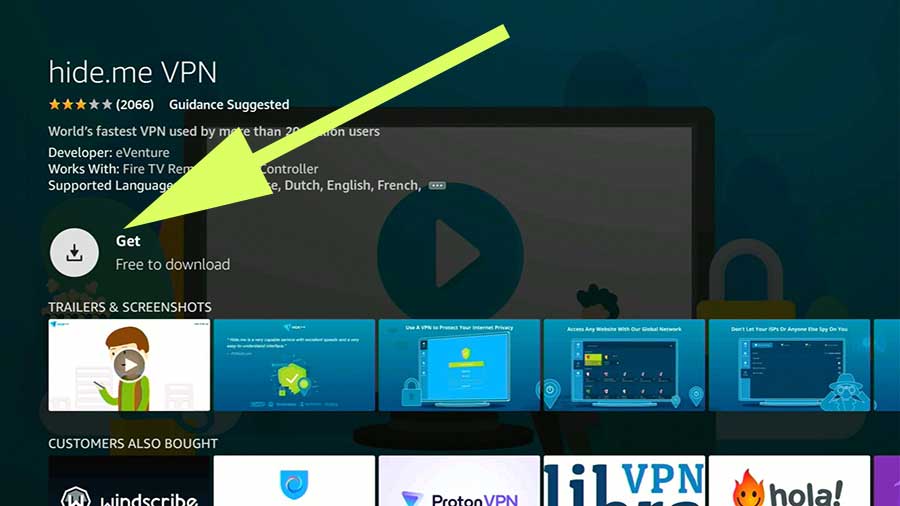 Fire TV VPN Hide Me Install
