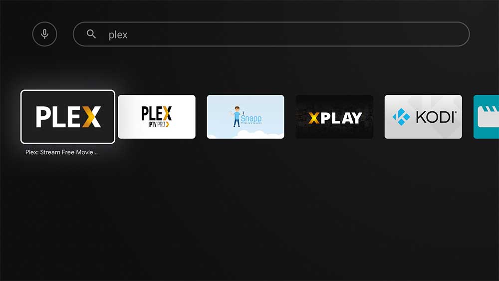 Plex TV Android TV