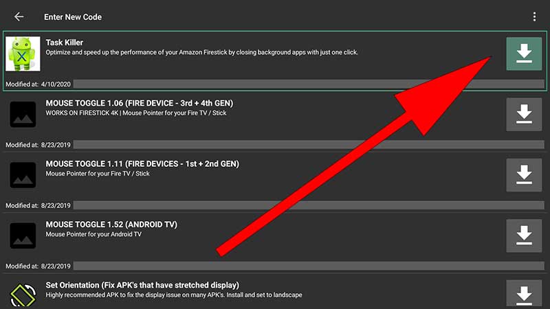 Android TV Task Killer Filelinked