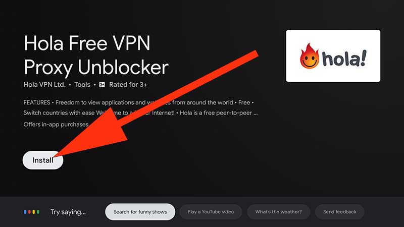 Download Hola VPN TV