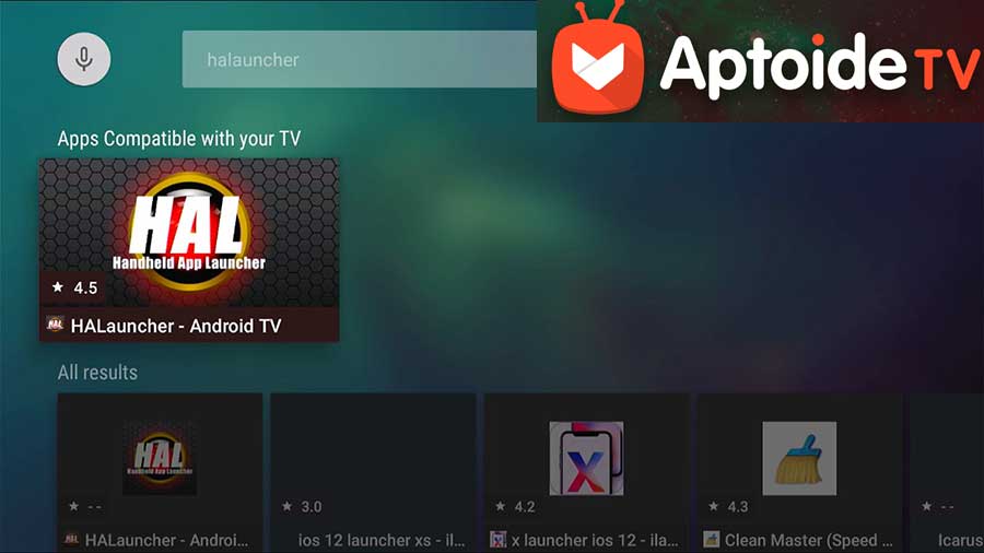 HALauncher Aptoide TV