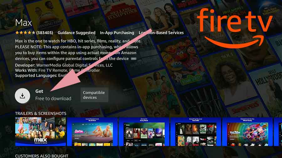 Install HBO Max on Fire TV and Firestick