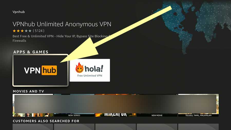 Unlimited VPN for Android TV VPNHub