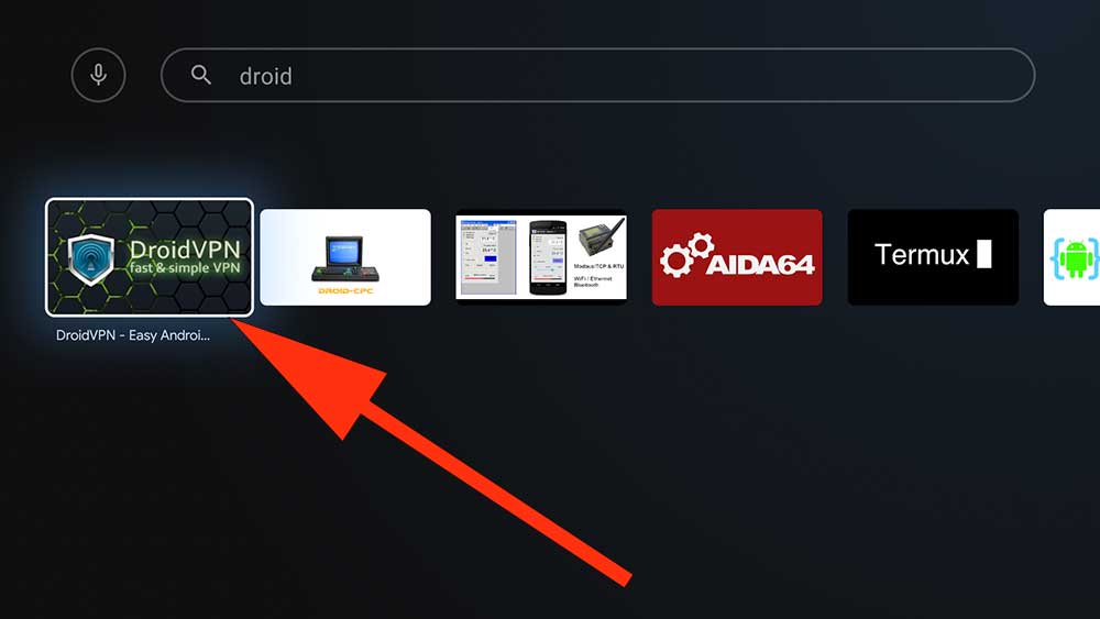 DroidVPN Android TV download
