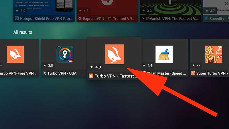 Turbo VPN Firestick