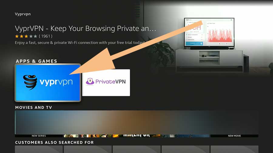 VyprVPN VPN for Fire TV