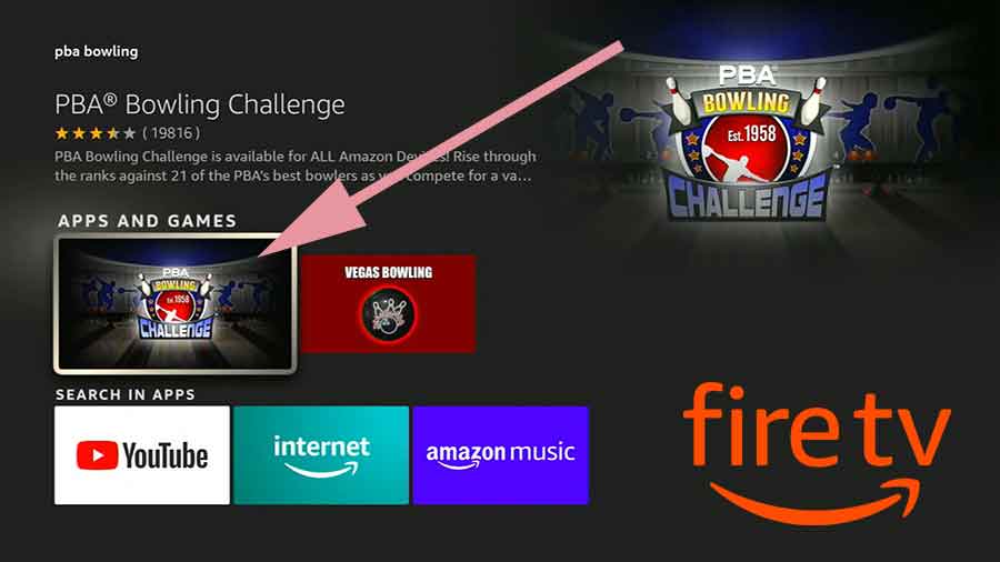 PBA Bowling game for Fire TV and Firestick