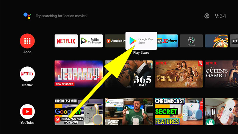 play store Android TV