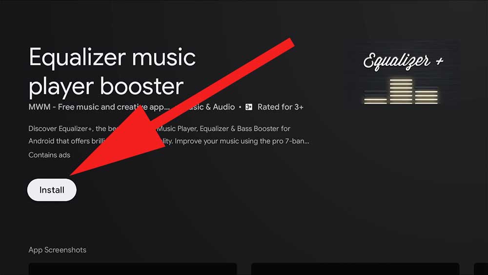 Equalizer Music Player TV BOX