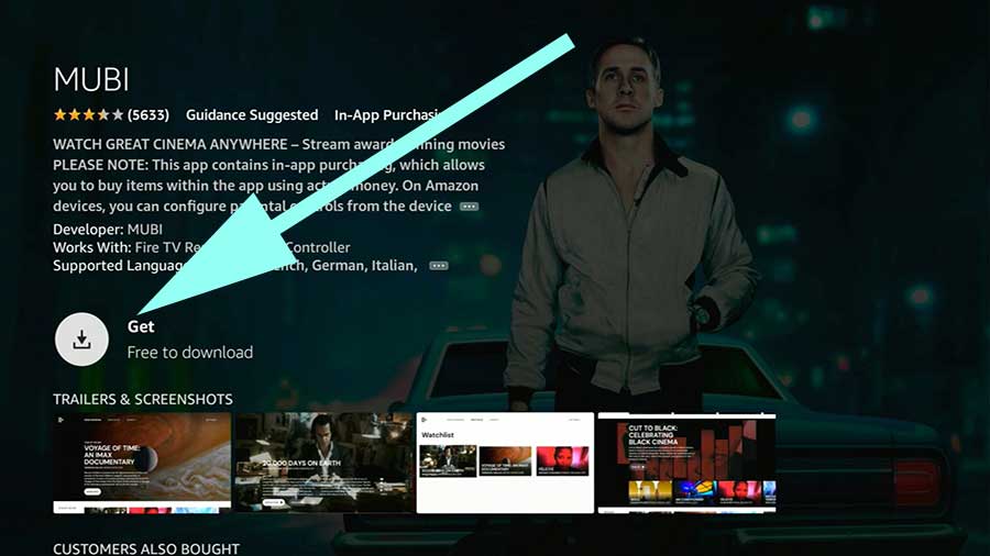 Install MUBI on Amazon Fire TV