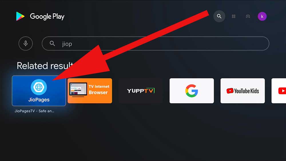 Android TV BOX Web Browser