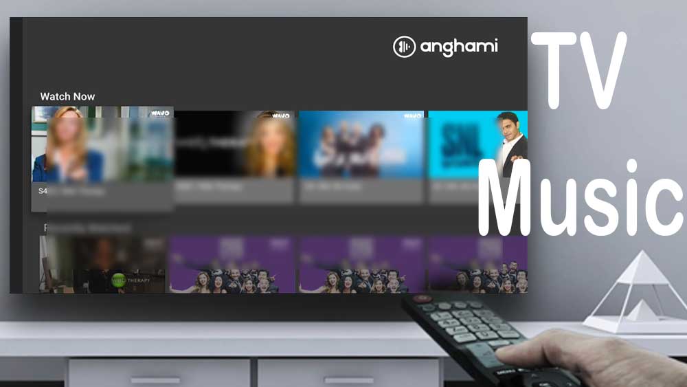 Anghami Android TV music Player