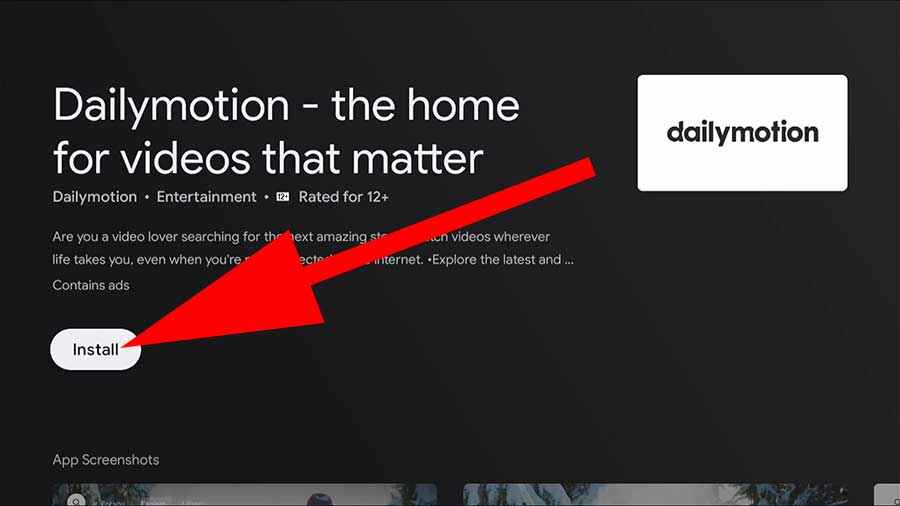 Dailymotion videos for Fire TV