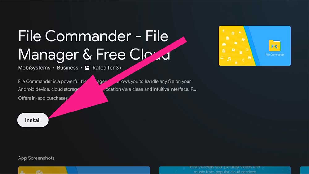 File manager TV BOX, File commander