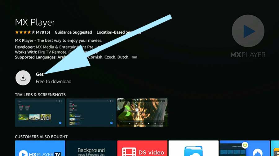 Install MX Player on Fire TV Stick