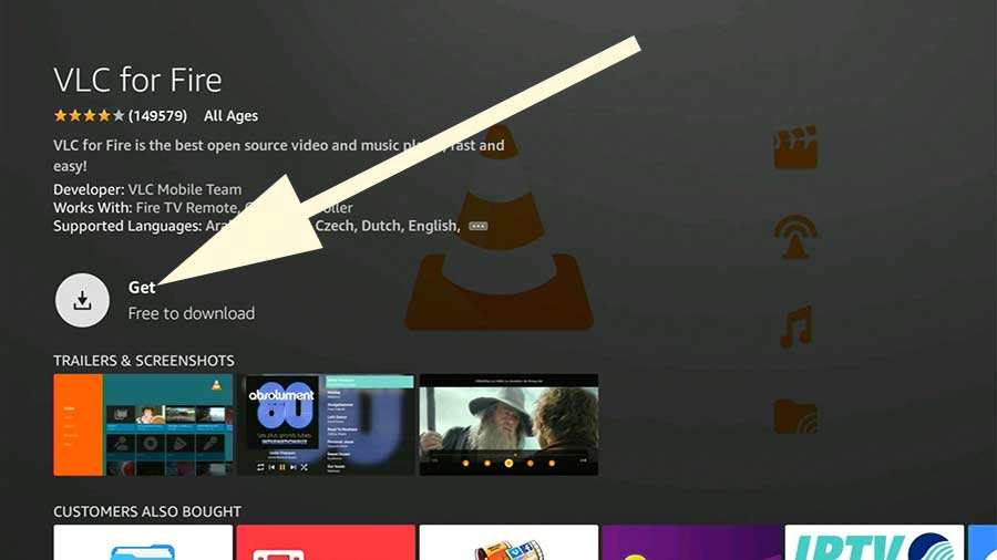 Install VLC Media player Fire TV