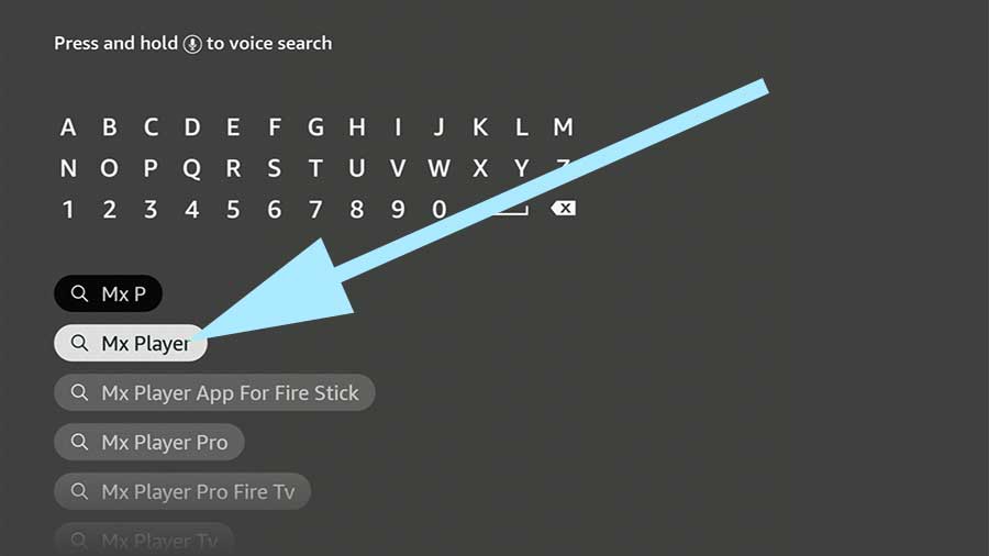 MX Player Amazon Fire TV