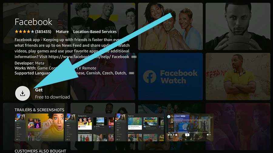 Download Facebook Watch for Fire TV