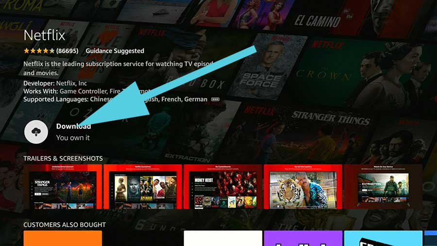 Install Netflix on Fire TV