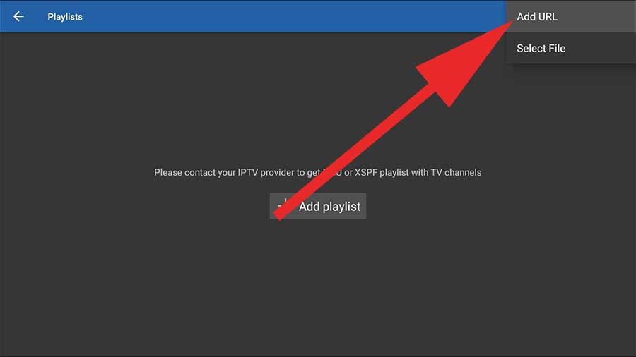 IPTV add URL