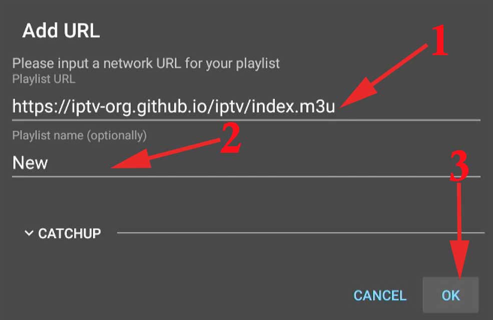 Setting IPTV TV BOX