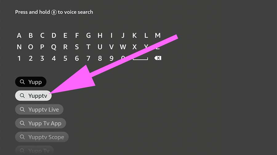 YuppTV for Firestick